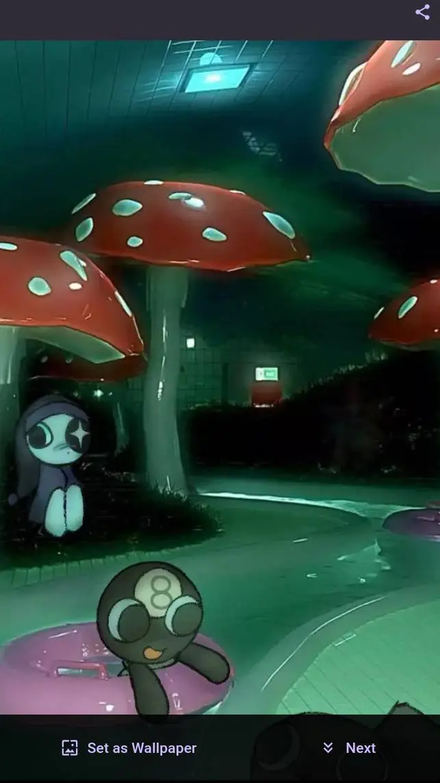 ai character: Again & again...★ background