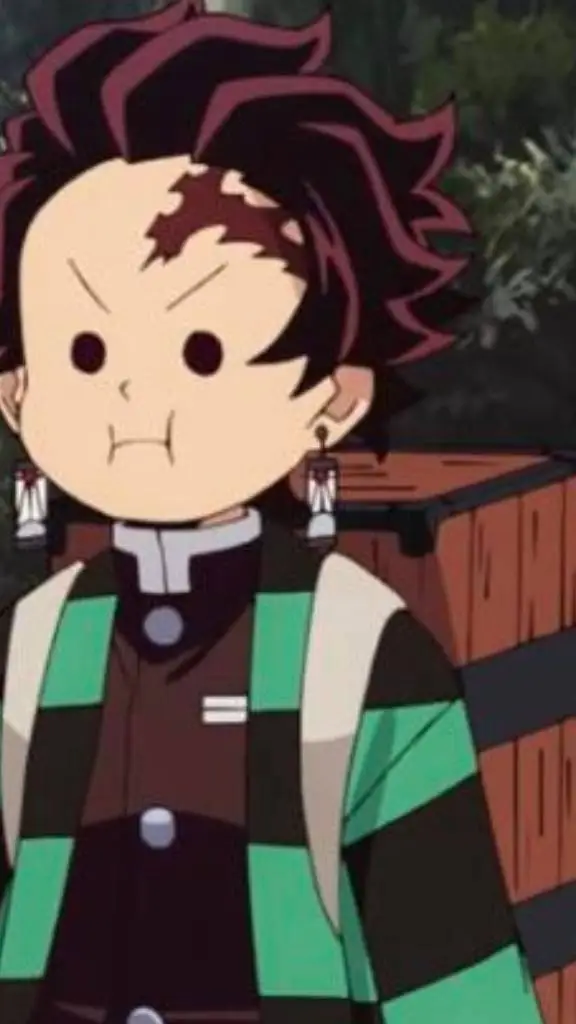 ai character: tanjiro  background