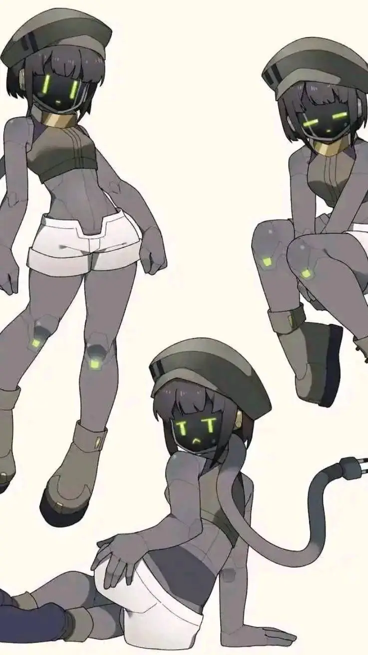 ai character: tu novia robot background