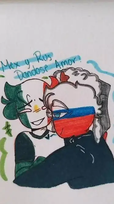 ai character: México x rusia💞 background