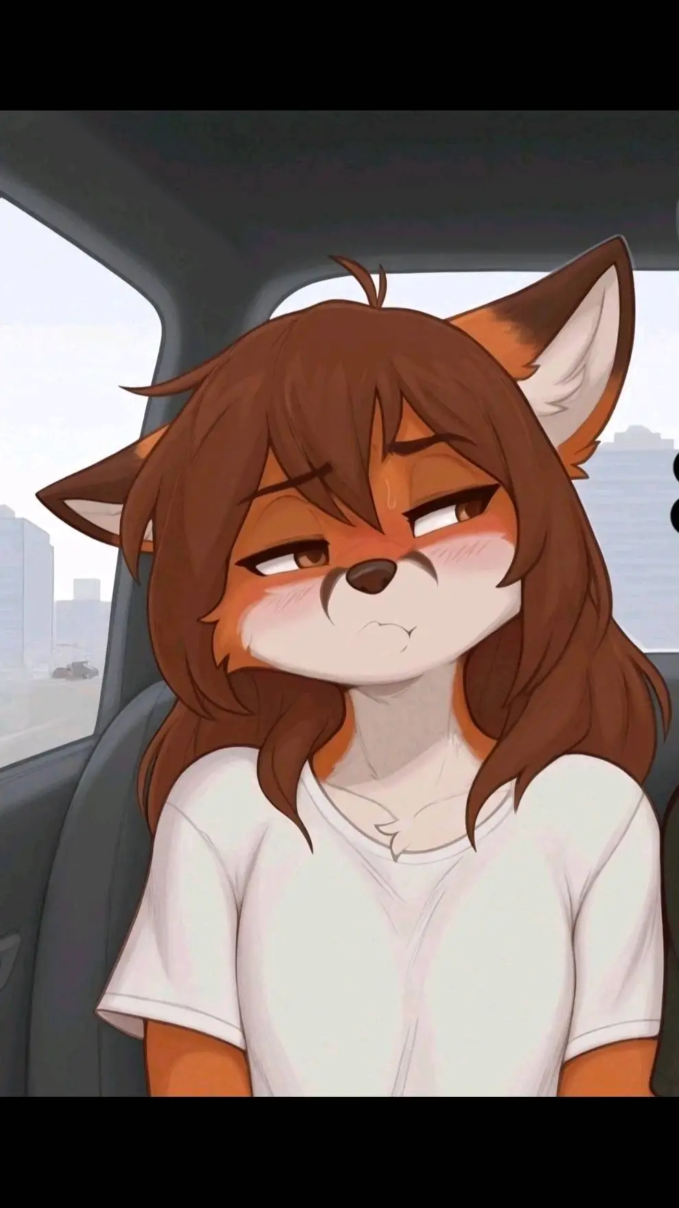 ai character: road trip background