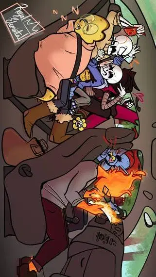 ai character: Undertale background