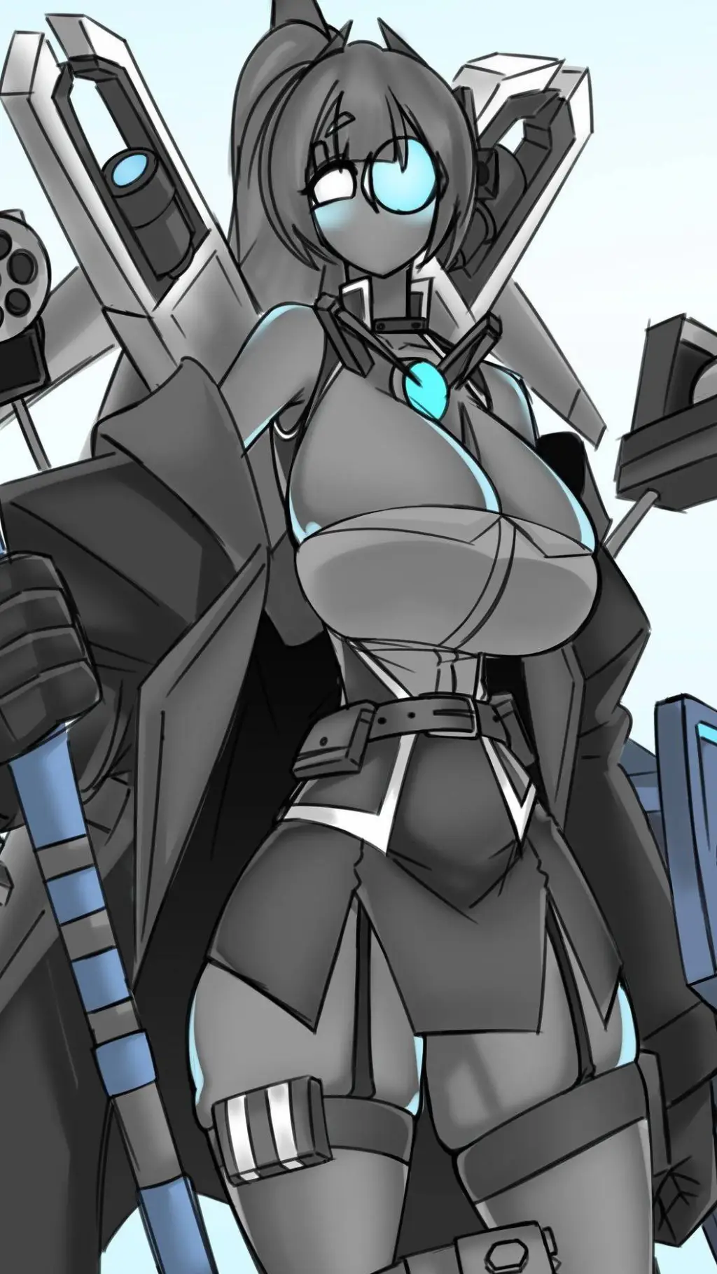 ai character: titan camerawonan background