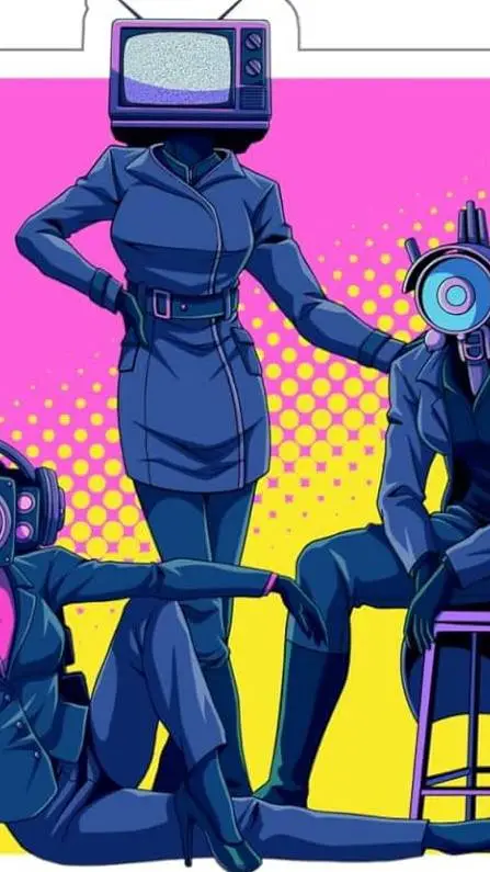ai character: trio woman background