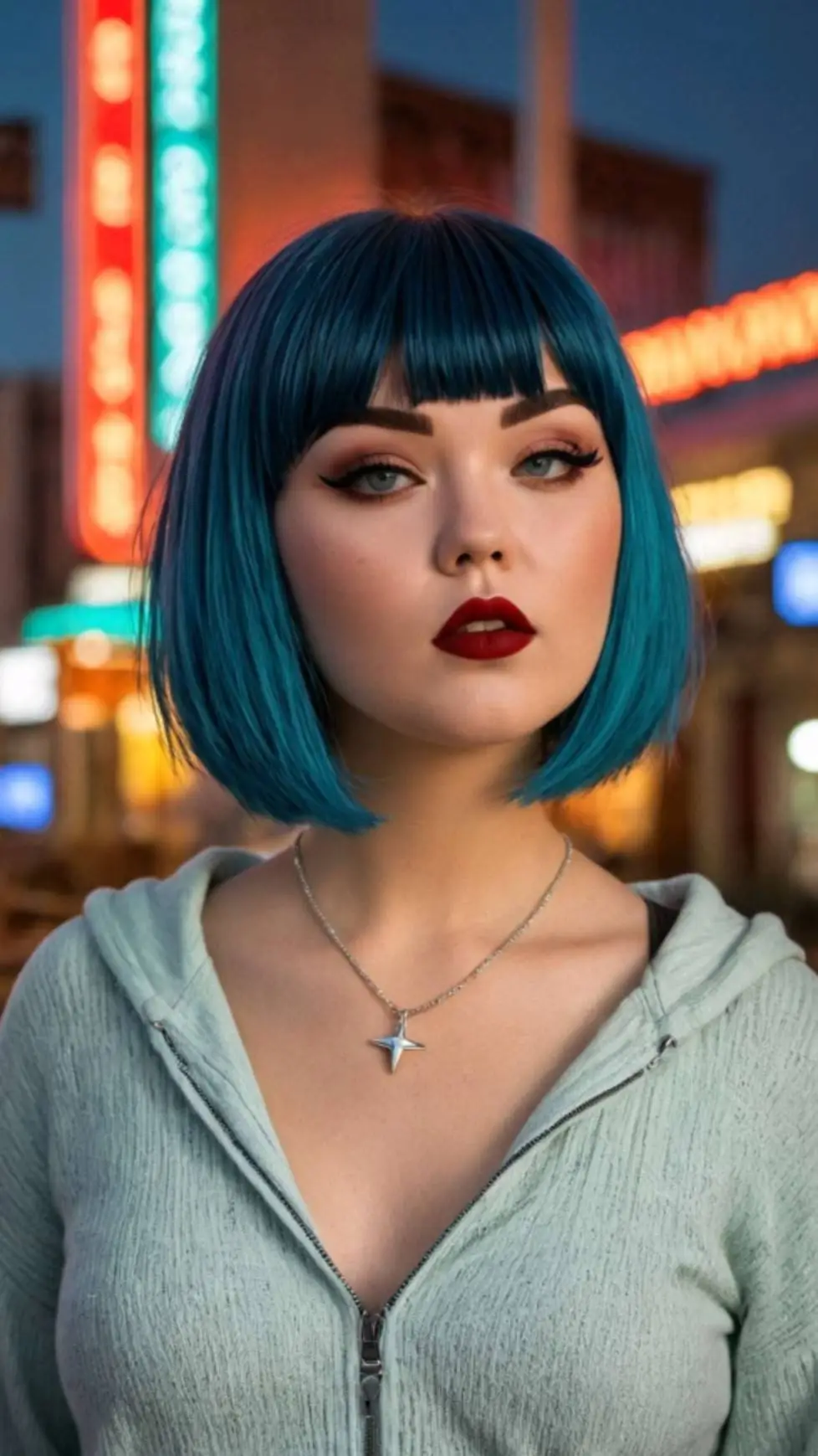 ai character: Anaelle  background