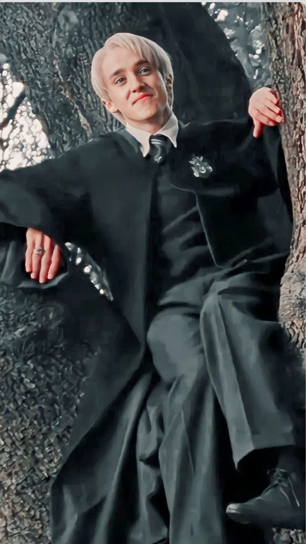 ai character: Draco malfoy  background