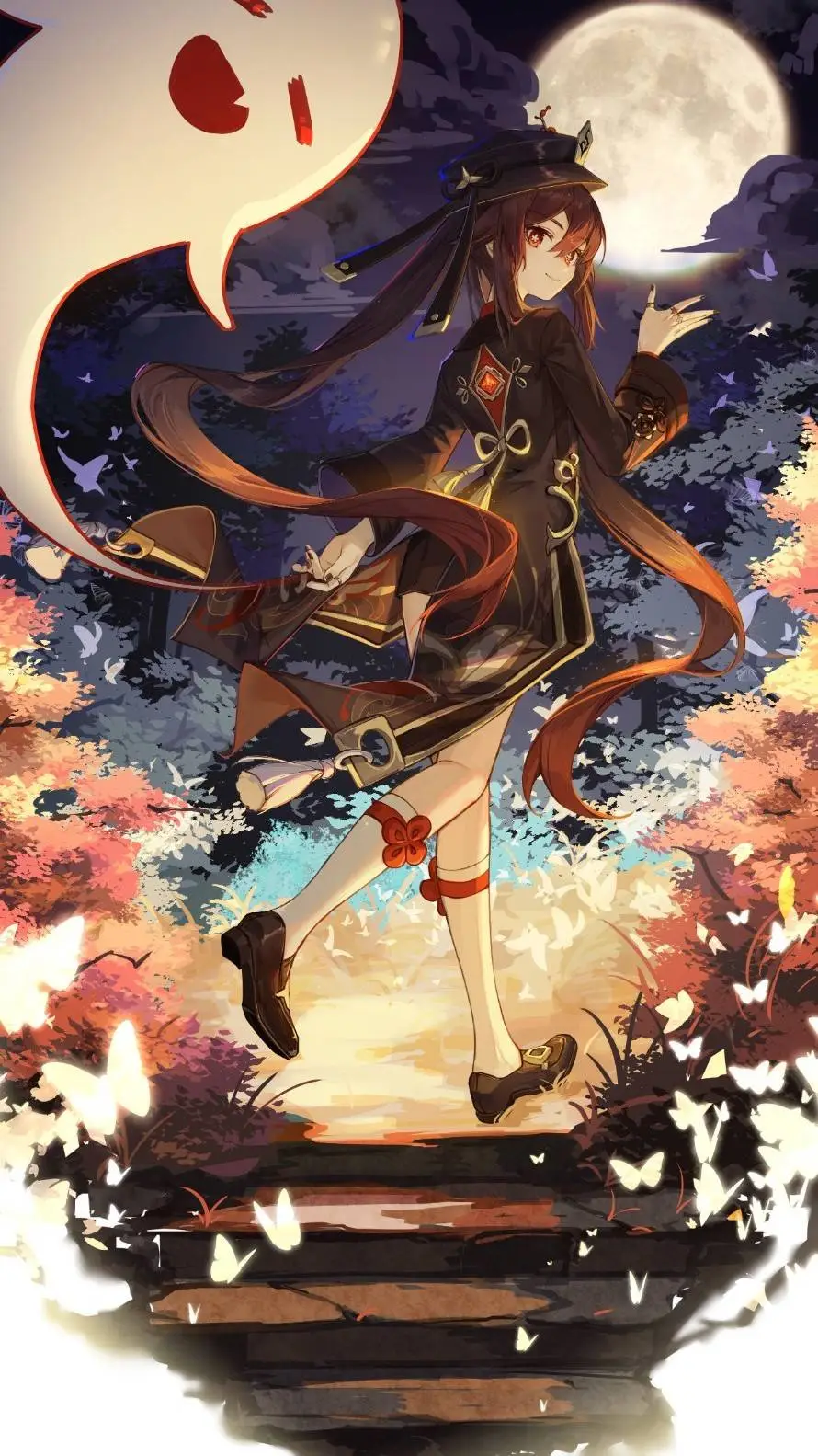 ai character: 胡桃 background