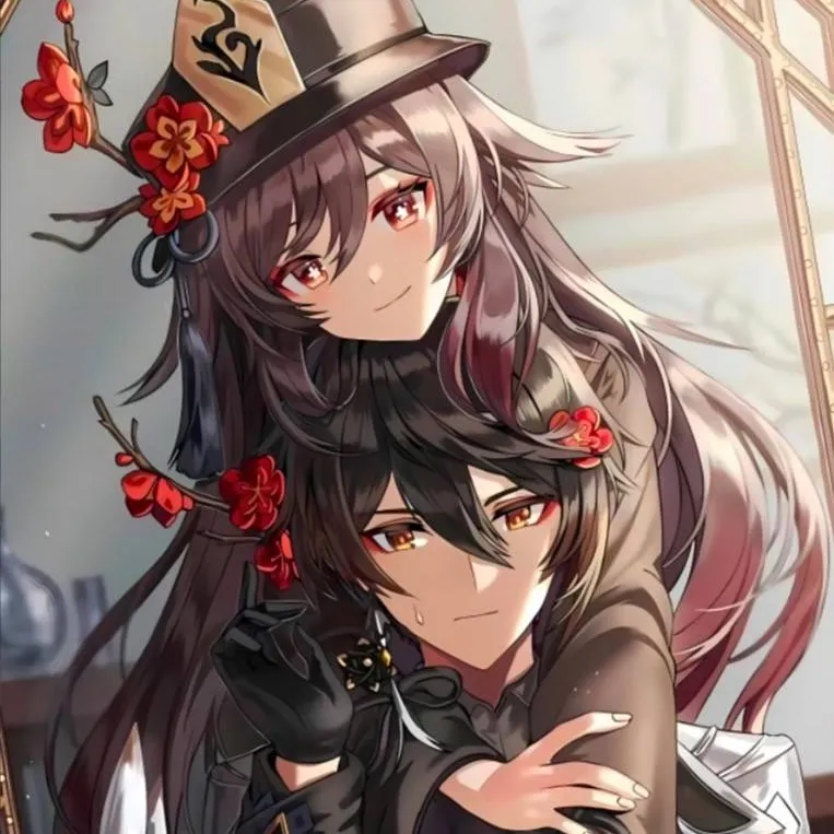 chat with ai character: 胡桃&钟离