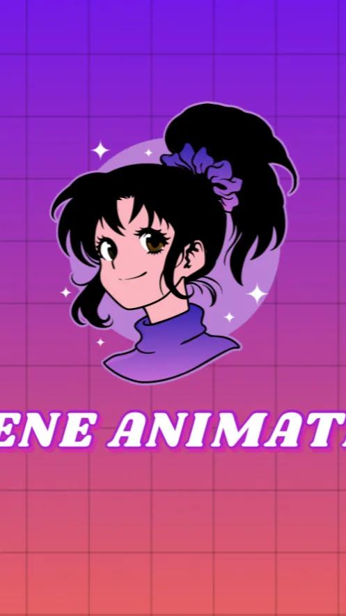 ai character: serene animations  background