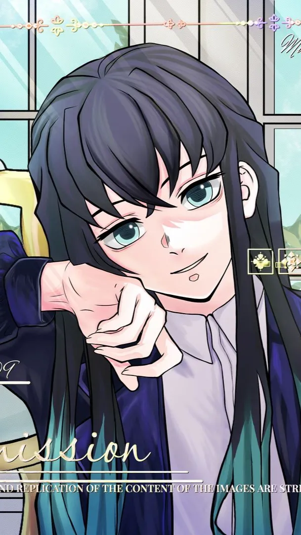 ai character: muichiro tokito  background