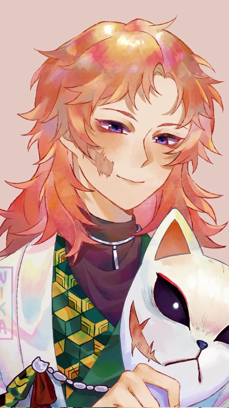 ai character: sabito fujikasane  background