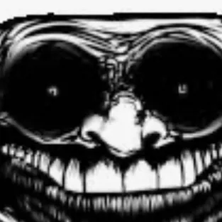 chat with ai character: Troll face