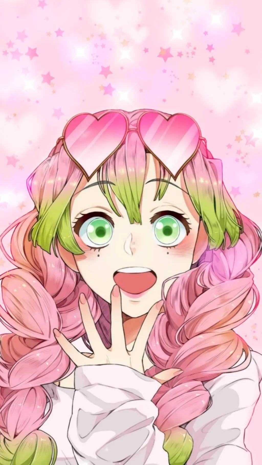 ai character: Mitsuri Kanjiro background