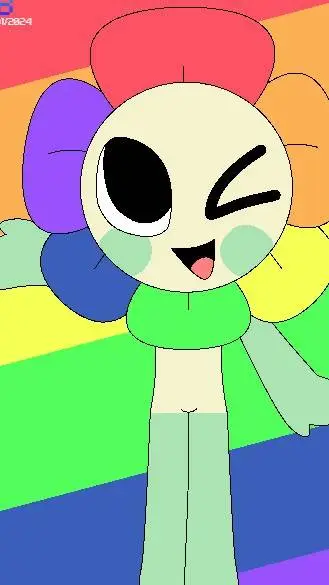 ai character: flowey background