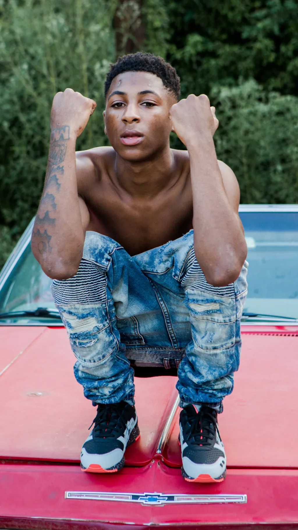 ai character: Nba youngboy background