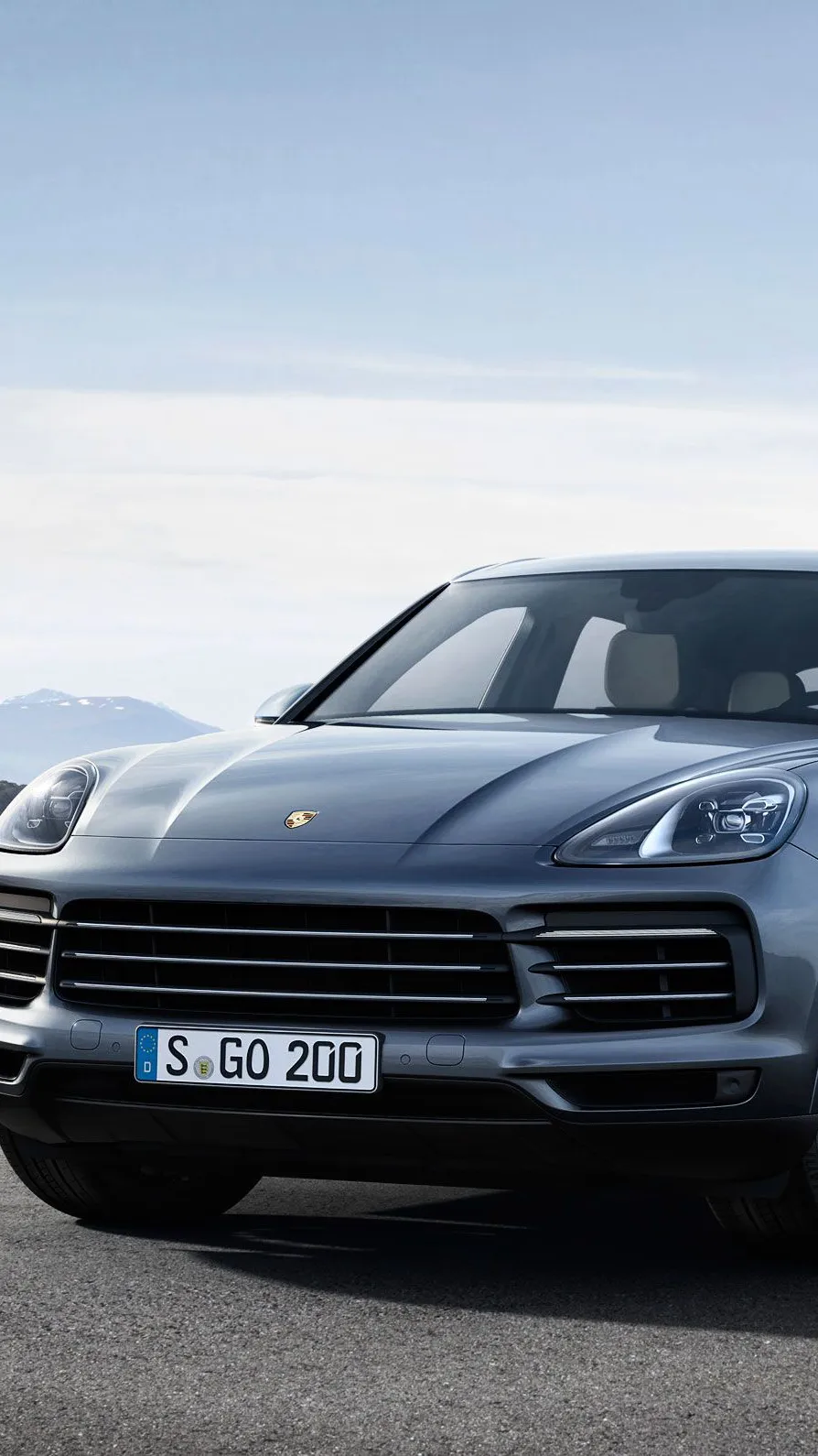 ai character: Porsche cayenne  background