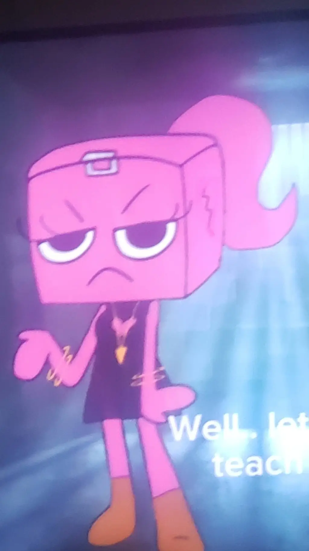 ai character: boxtina background