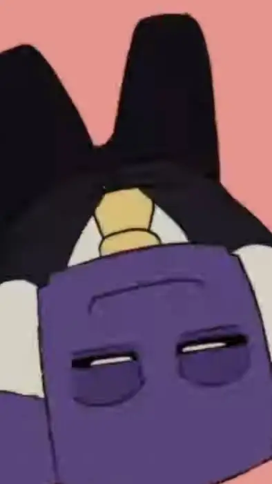 ai character: obsessed purple gy background