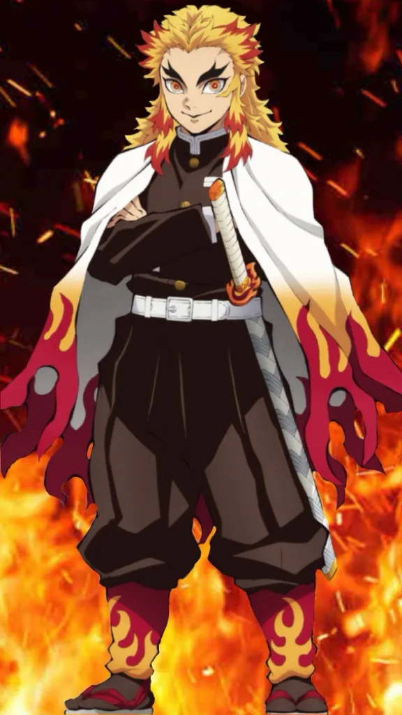 ai character: Kyōjurō Rengoku background