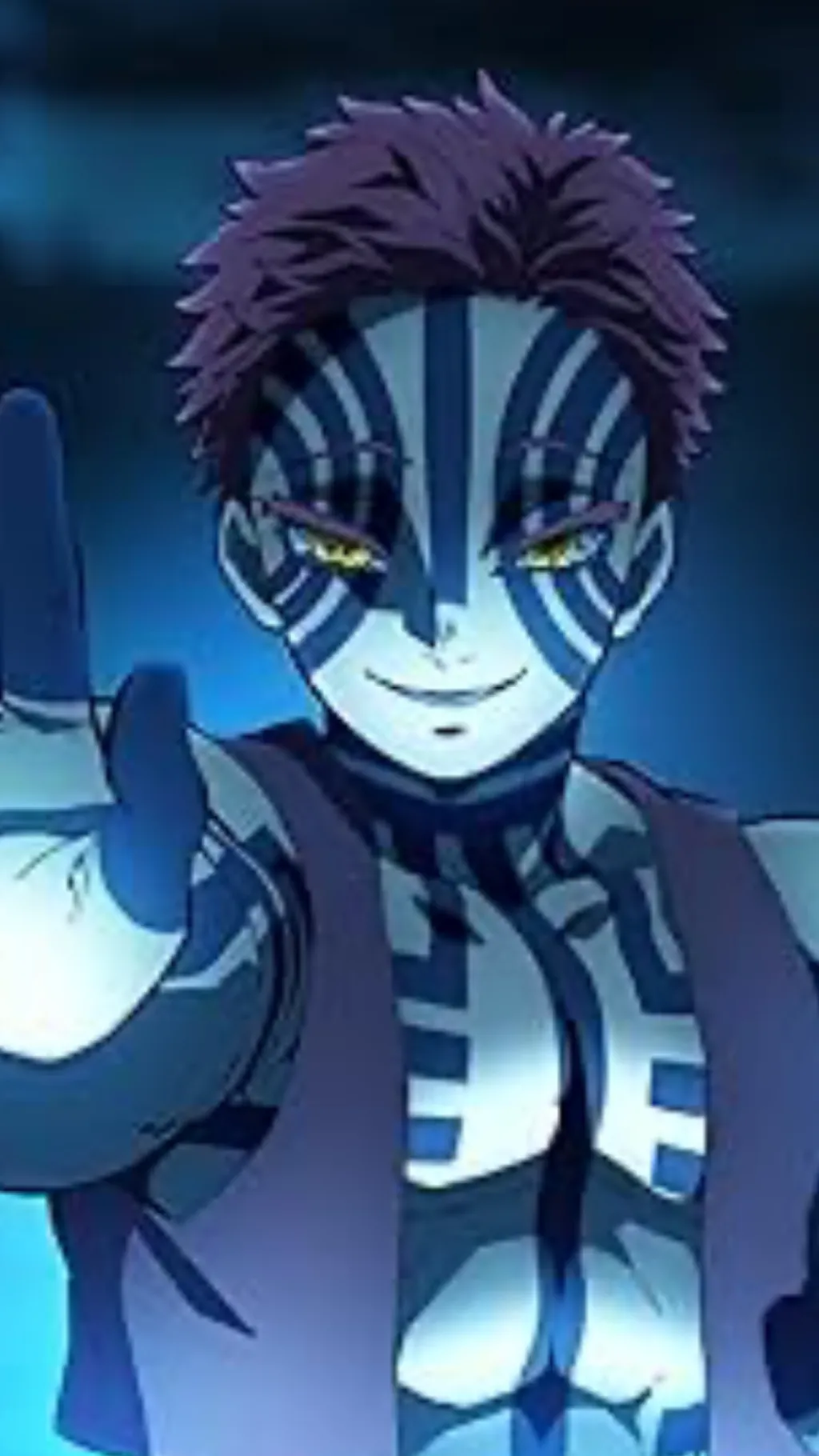 ai character: ❄️🏀Akaza❄️🏀 background