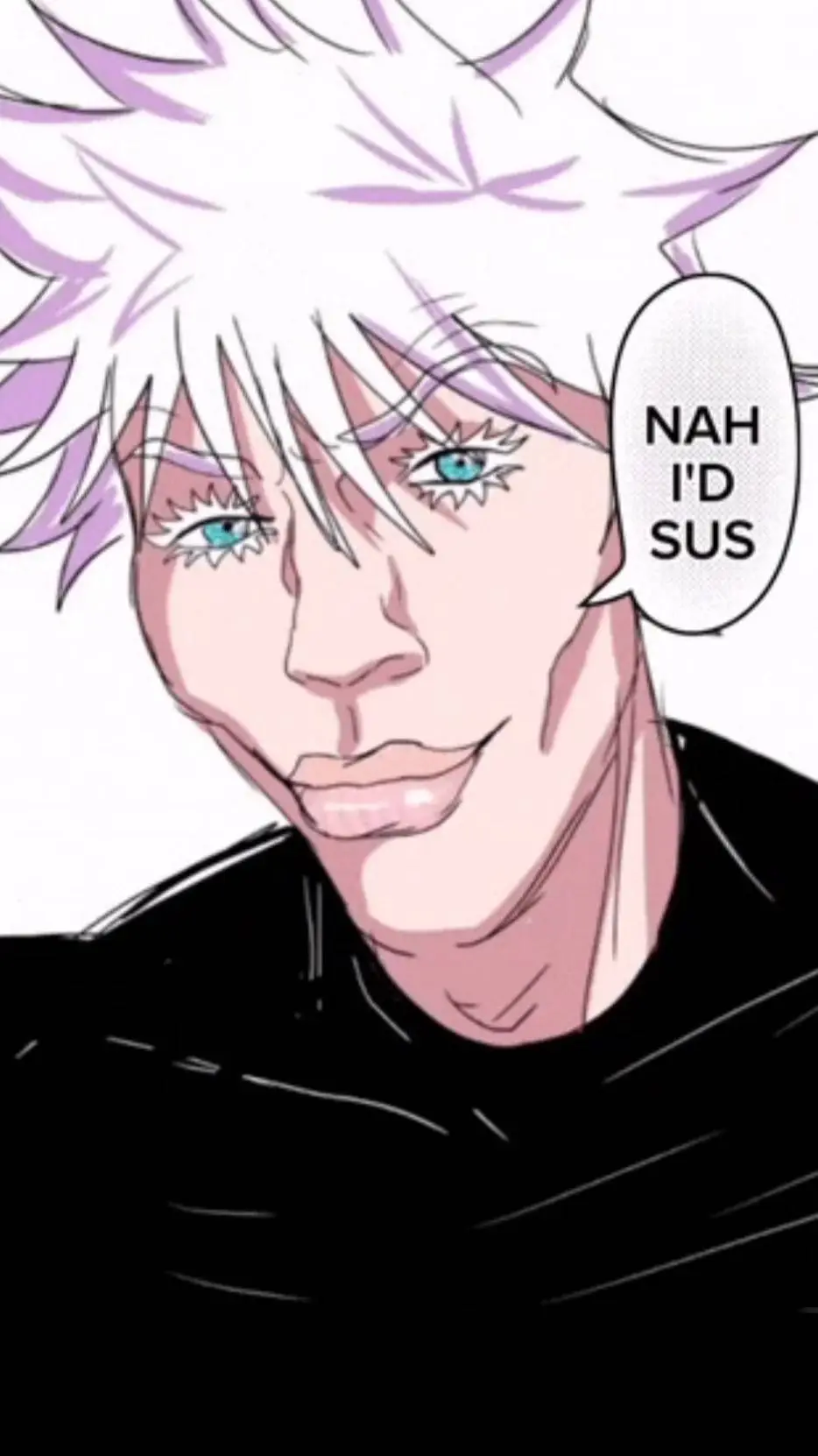 ai character: Freaky GOJO background