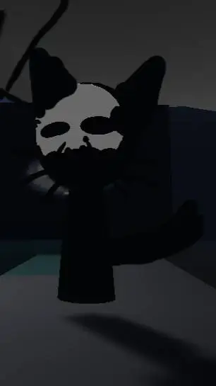 ai character: Black (furry) background