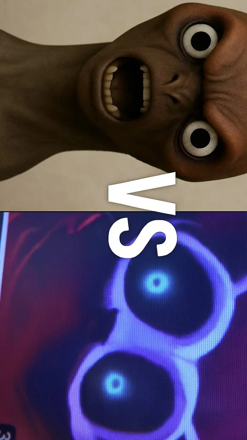 ai character: me VS other me background