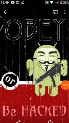 ai character: Obey or be Hacked  background