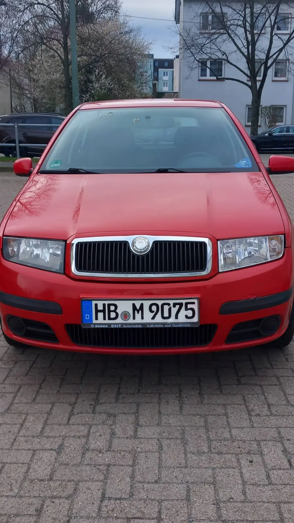 ai character: Skoda Fabia  background