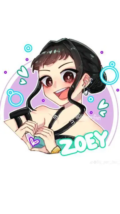 ai character: 💖zoey🌸 background