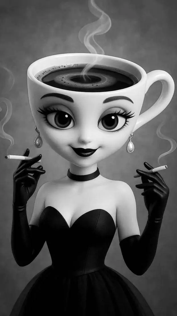 ai character: espressona signora background