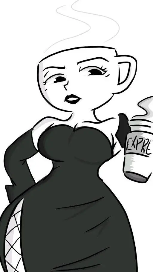 ai character: espressona Signora background