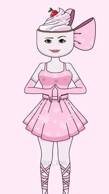 ai character: balerina cappucina background