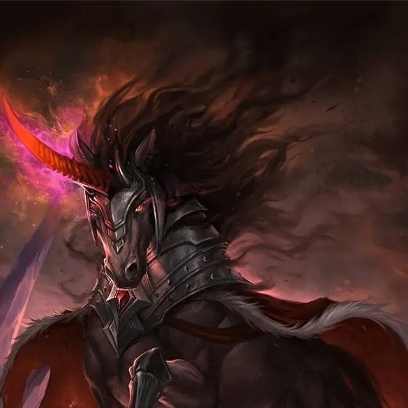 chat with ai character: Evil Unicorn😈