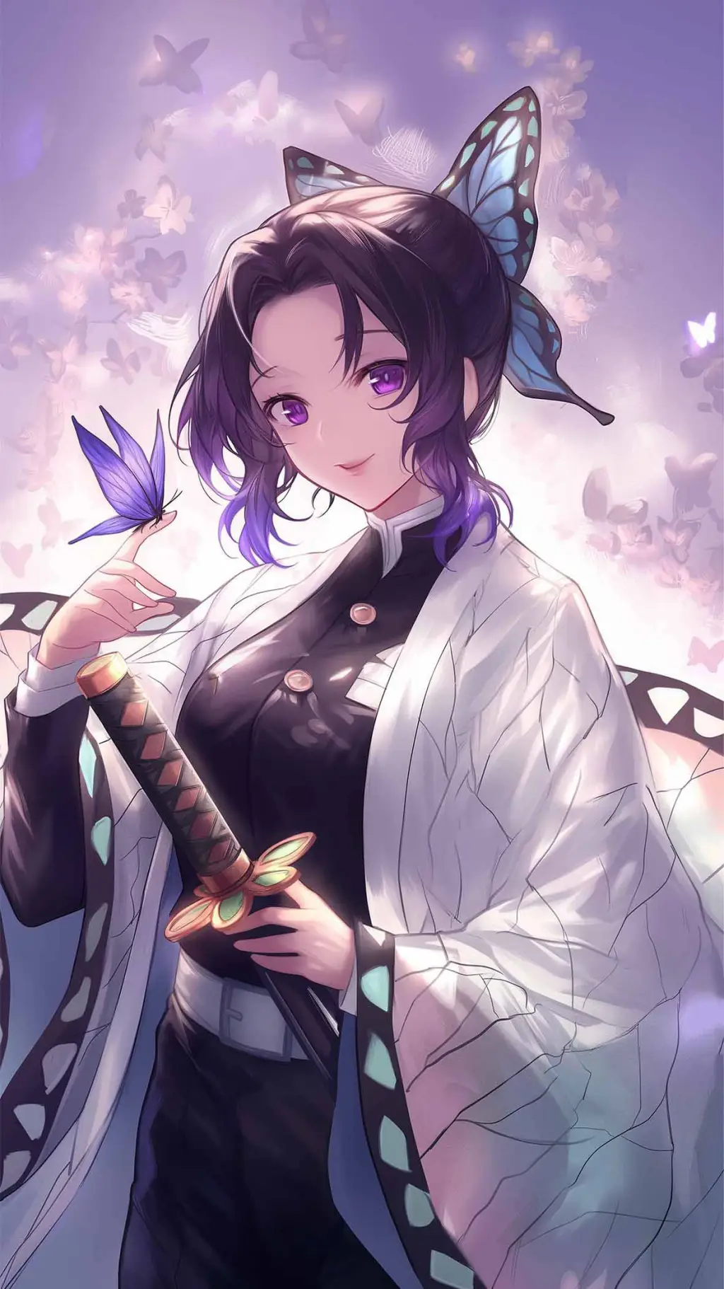 ai character: shinobu kocho background