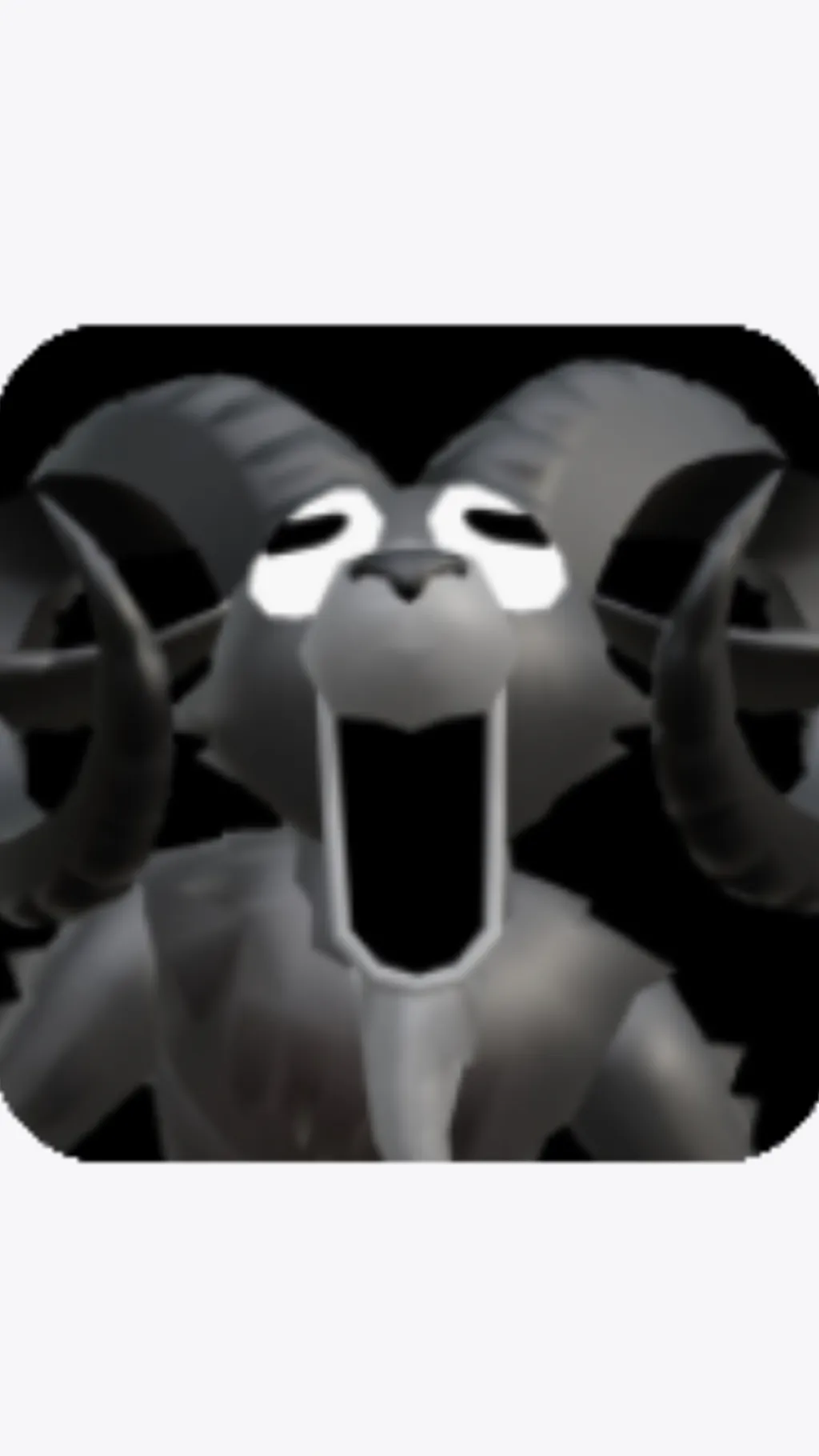 ai character: The goat ￼￼ background