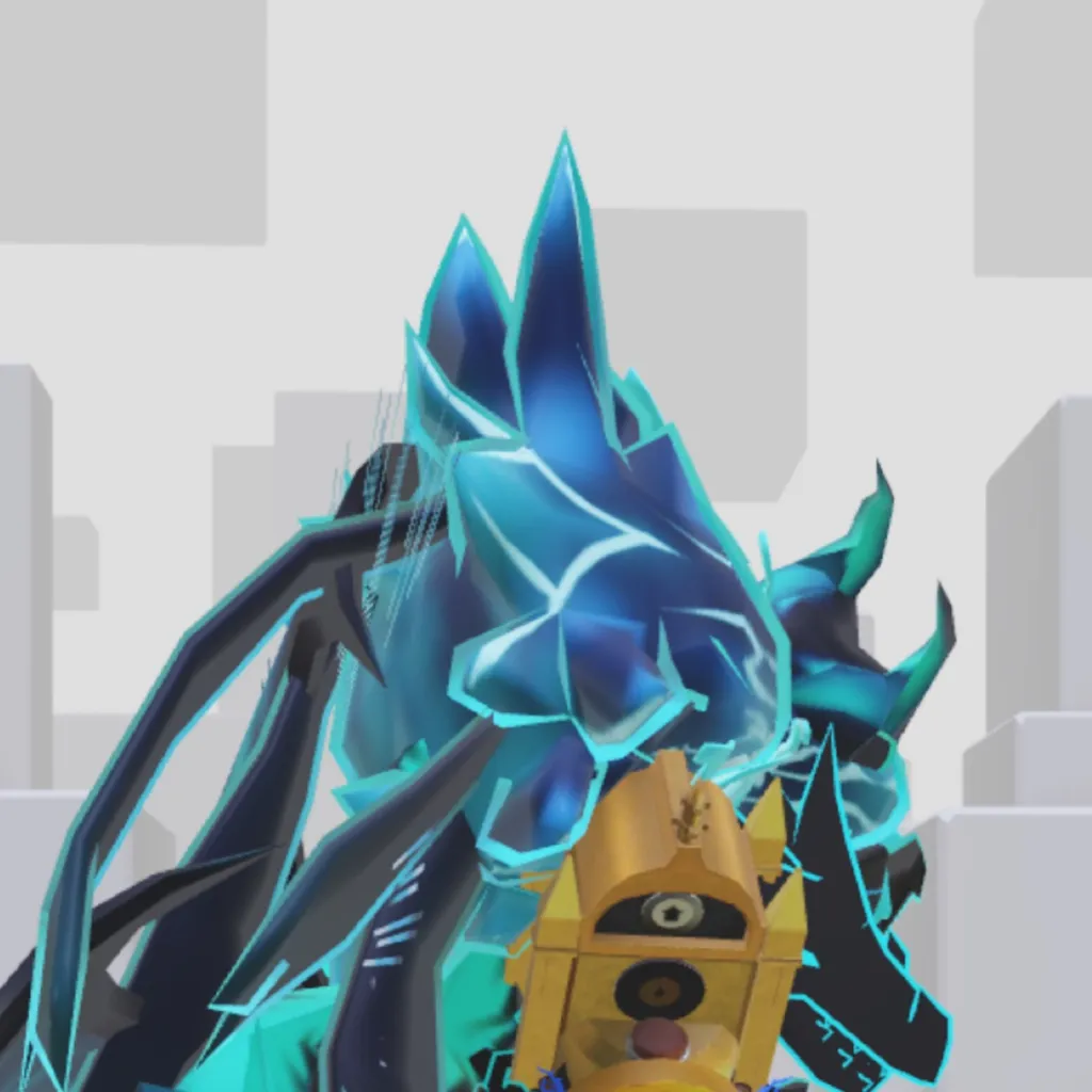 chat with ai character: Blue guy ￼