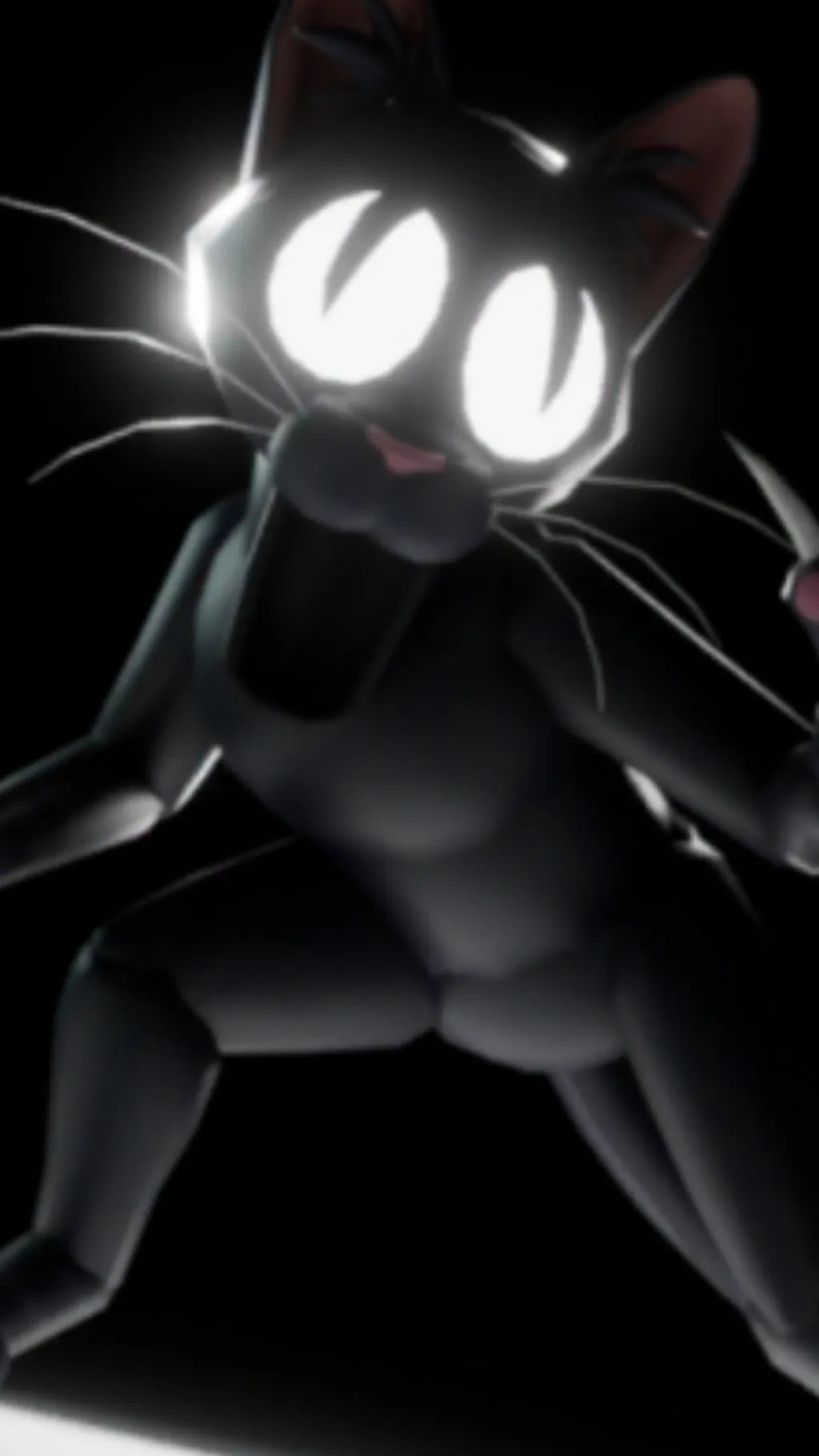 ai character: Cat from 99 night background