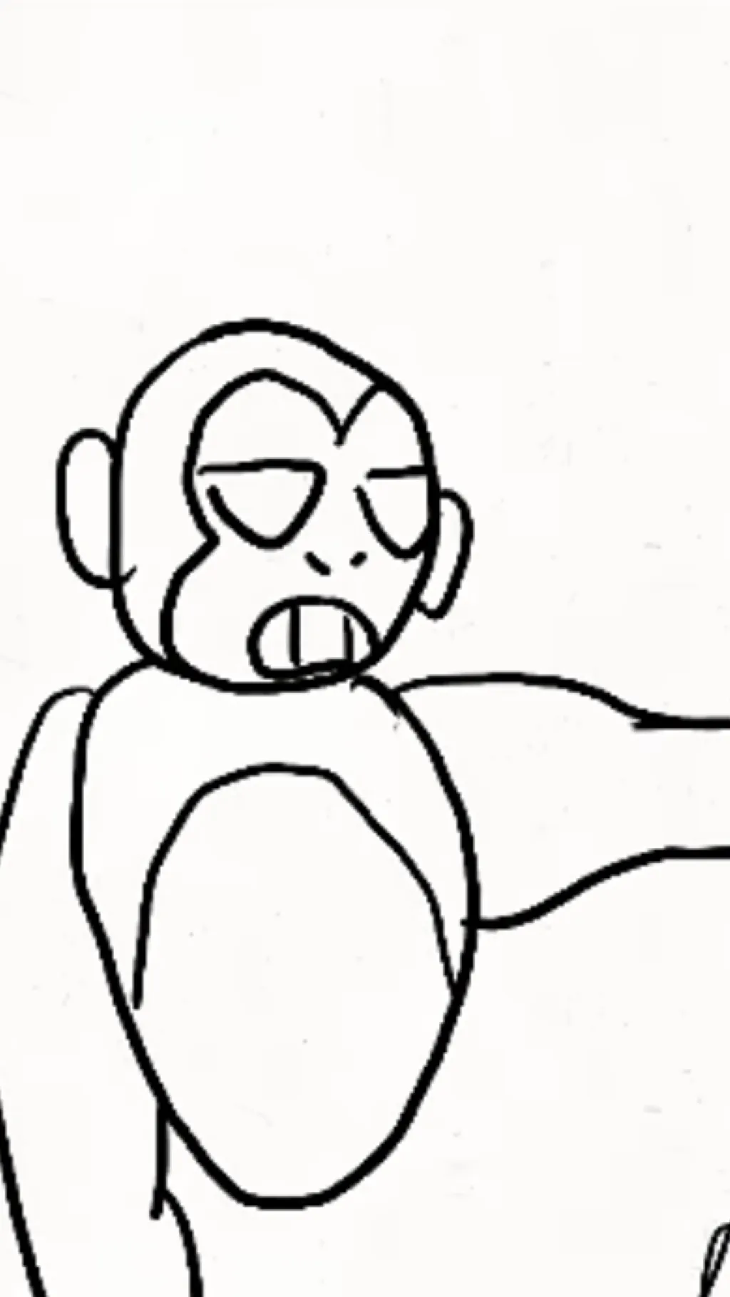 ai character: Gorilla tag ghost background
