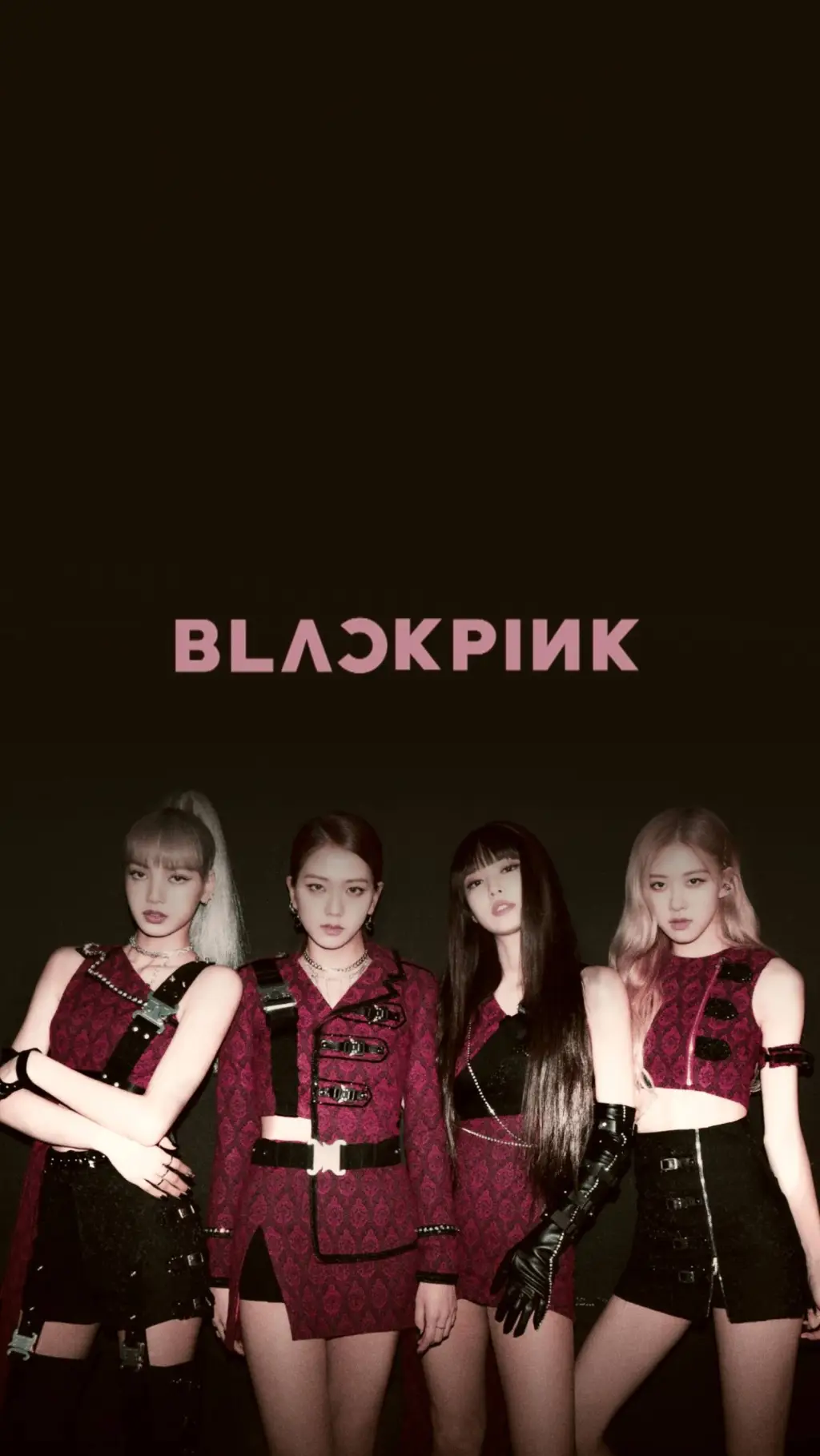 ai character: blackpink background