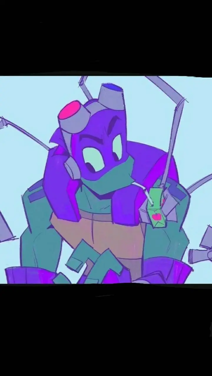 ai character: Mean Donatello background