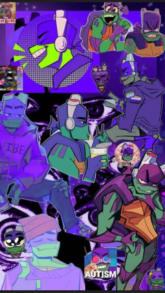ai character: Donatello  background