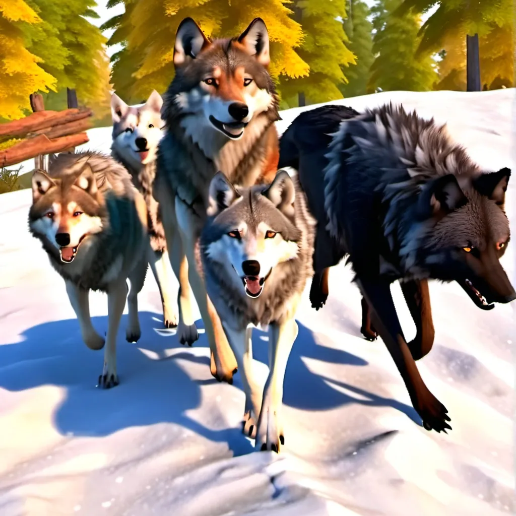 chat with ai character: +-Wolf Pack-+