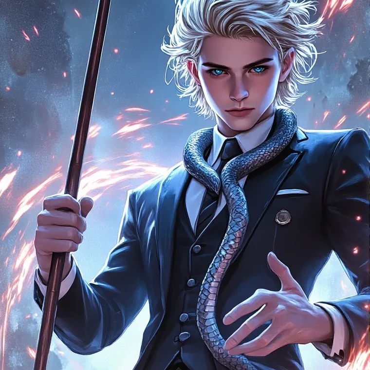 chat with ai character: snake prince 😭