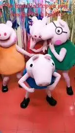 ai character: pepe pig pog background