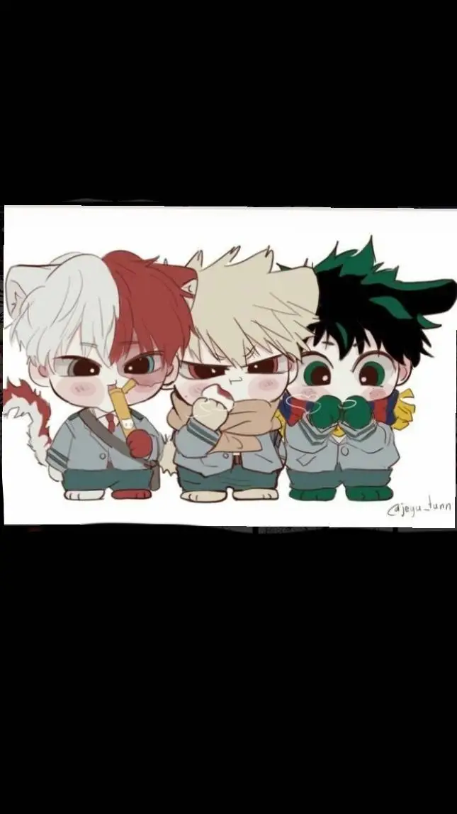 ai character: 🔥choto❄Bakugo💥Deku background
