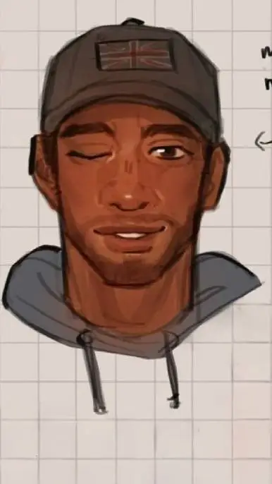 ai character: Cod Gaz background