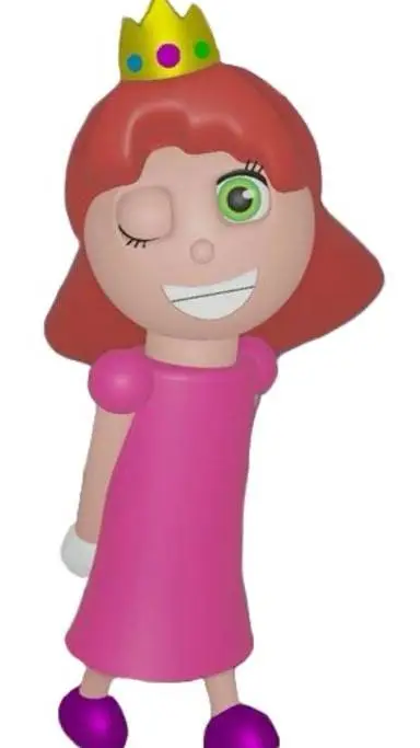 ai character: Princess angelica💓 background