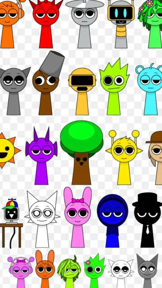 ai character: Sprunki🫠🫠 background