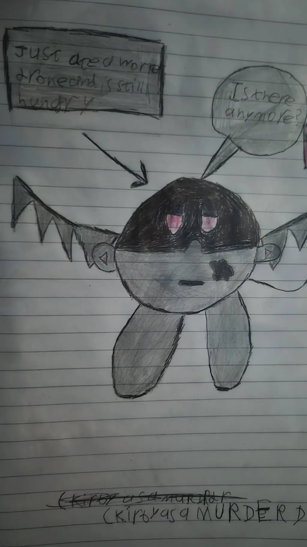 ai character: Kirby drone background